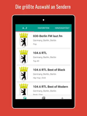 📻 Berliner Radiosender 🇩🇪 android App screenshot 2